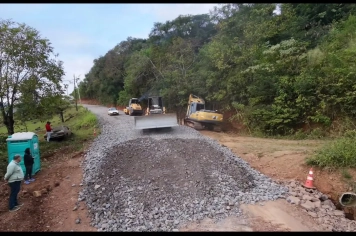 Obras de asfaltamento avançam na divisa entre Imigrante e Boa Vista do Sul