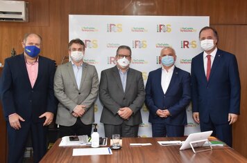 Stevens e Herdt cumprem agenda com vice-governador