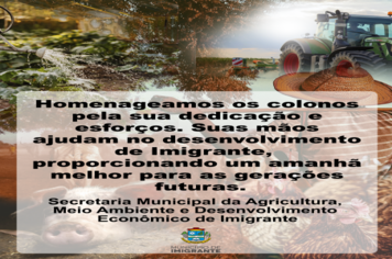 Homenagem aos Agricultores