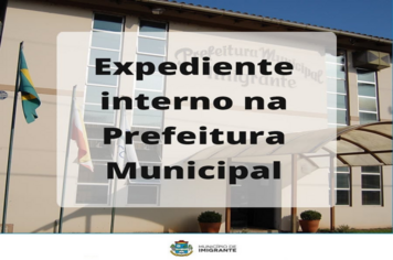 Prorrogado expediente interno na Prefeitura