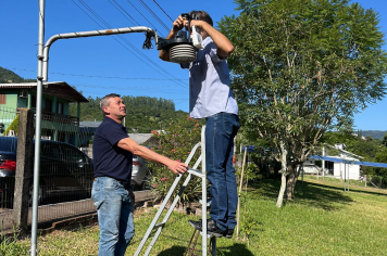 Estação Meteorológica da Emef Arco-Íris passa por manutenção e segue disponibilizando dados à comunidade de Imigrante