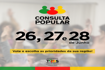 Votação da Consulta Popular será de 26 a 28 de junho