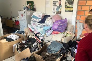 Retirada de donativos deve ser realizada na Sala do Cidadão e Cras