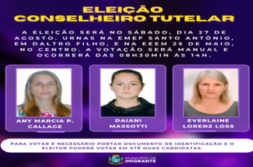 Eleição para suplente de Conselheiro Tutelar será no dia 27
