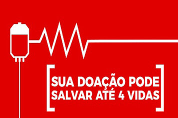 Secretaria disponibilizará transporte para a Doação de Sangue