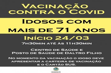 Vacina contra o Covid passa a ser aplicada nos postos de saúde