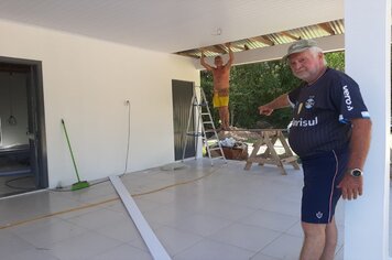 Capela mortuária de linha Imhoff recebe reforma geral