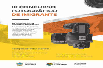 Últimos dias para inscrição no IX Concurso Fotográfico de Imigrante