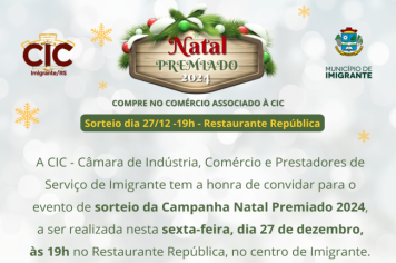 CIC Sorteia brindes no Natal na Praça