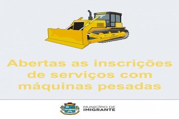 Serviço de máquinas pesadas