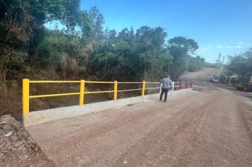 Ponte da divisa é entregue para a comunidade