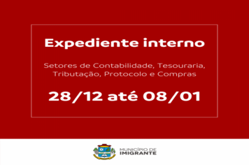 Expediente interno na Prefeitura