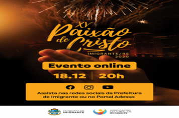XV Paixão de Cristo terá transmissão online