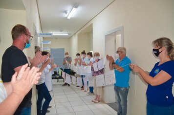 Alunos homenageiam profissionais da saúde em Imigrante