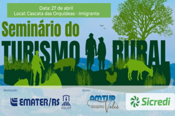 2º Seminário Regional de Turismo Rural será em Imigrante