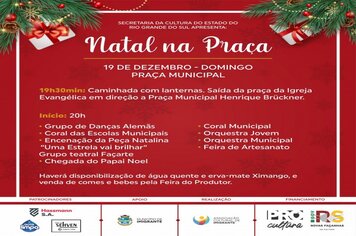 O Natal na Praça de Imigrante está chegando