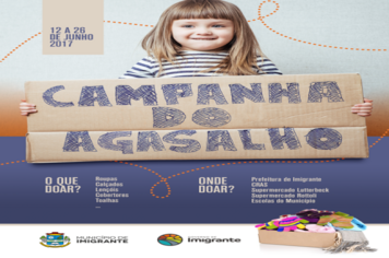 Iniciada a Campanha do Agasalho em Imigrante