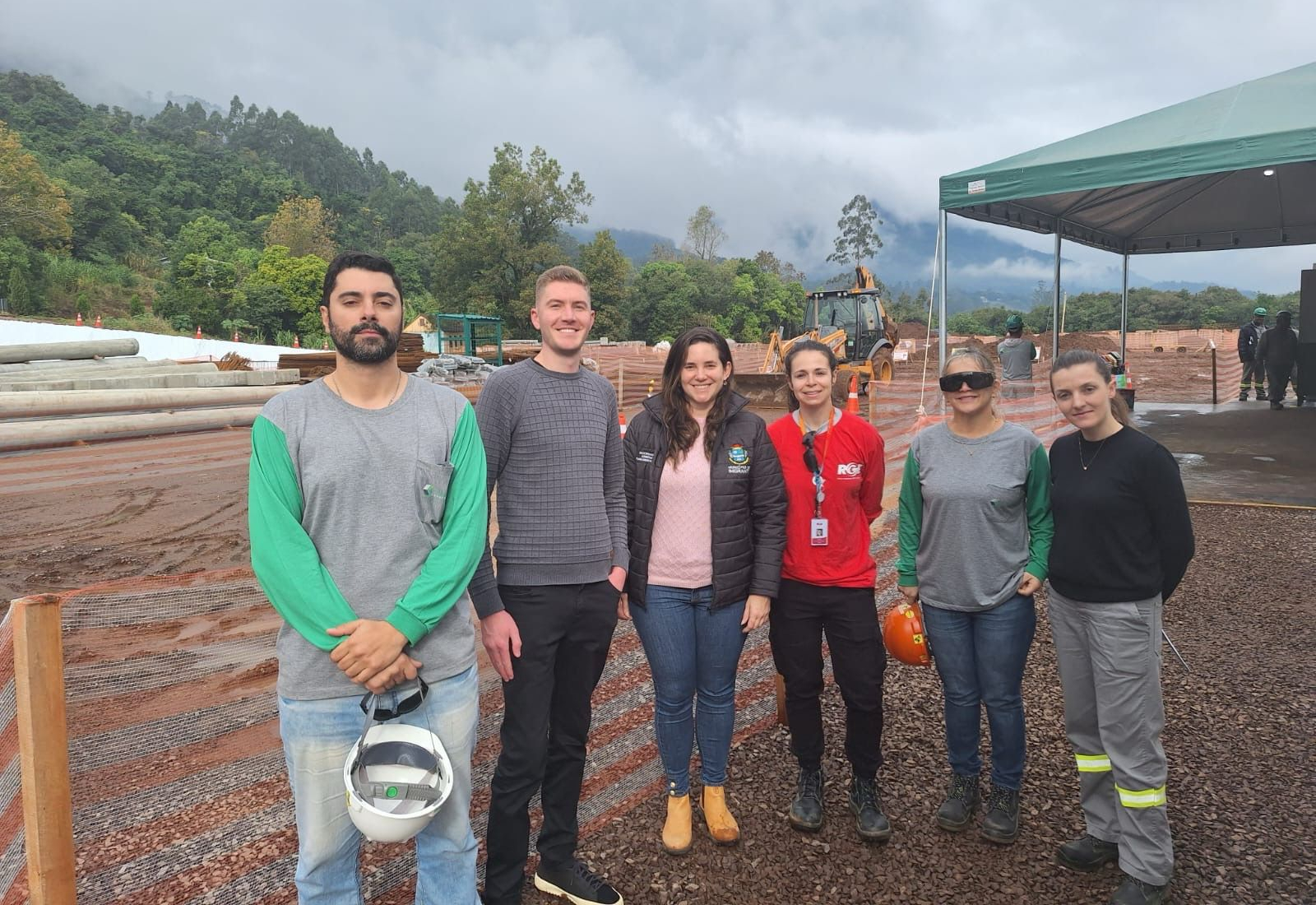 Visita técnica reforça andamento da obra da nova subestação da RGE em Imigrante
