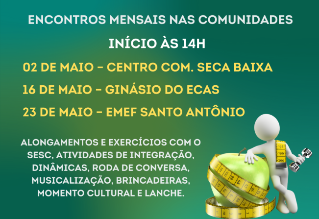 Definidas datas dos encontros do grupo 