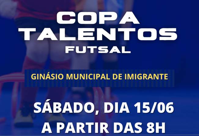 Imigrante sedia novo jogo da Copa Talentos