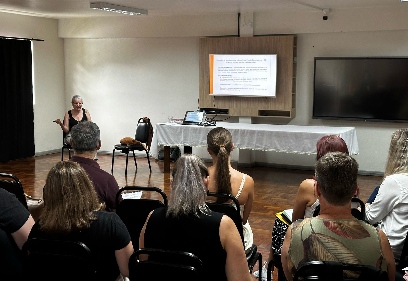 Representantes da Rede de Proteção participam de capacitação sobre Escuta Especializada