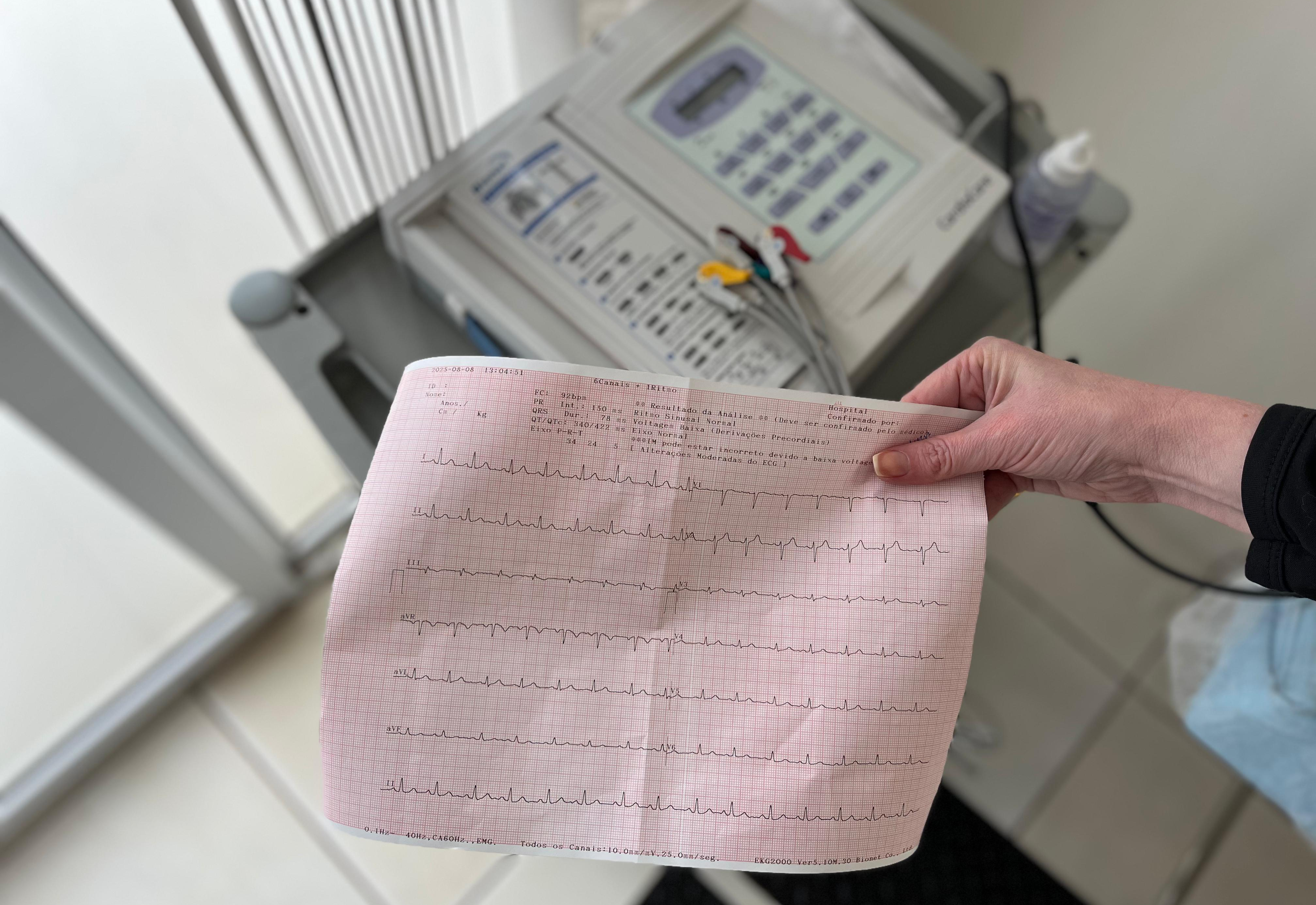 Imigrante passa a oferecer exames de eletrocardiograma com laudo