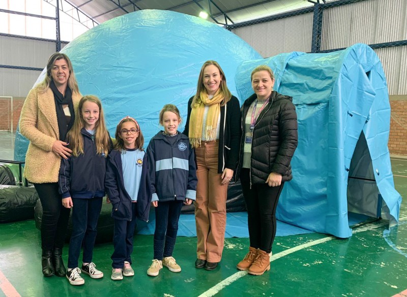 EMEF Santo Antônio recebeu o “Dia do Planetário na escola”