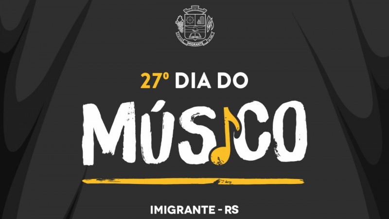 27ª Edição do Dia do Músico será no dia 25