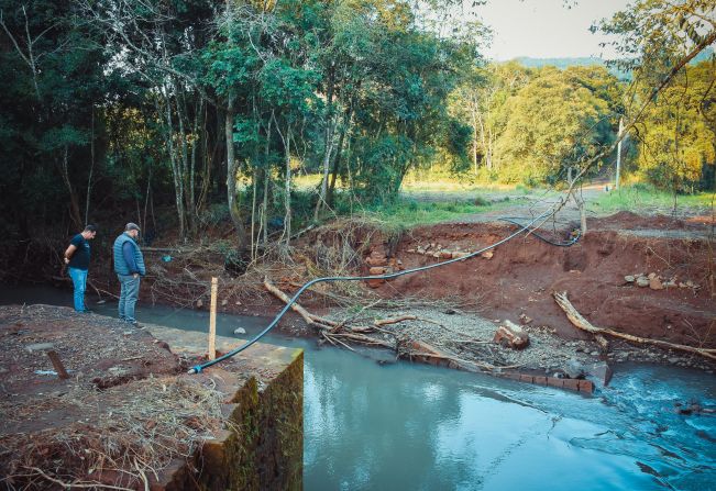 Iniciada construção e montagem da ponte de acesso à Boa Vista 37 