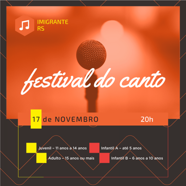 Festival de Canto é hoje