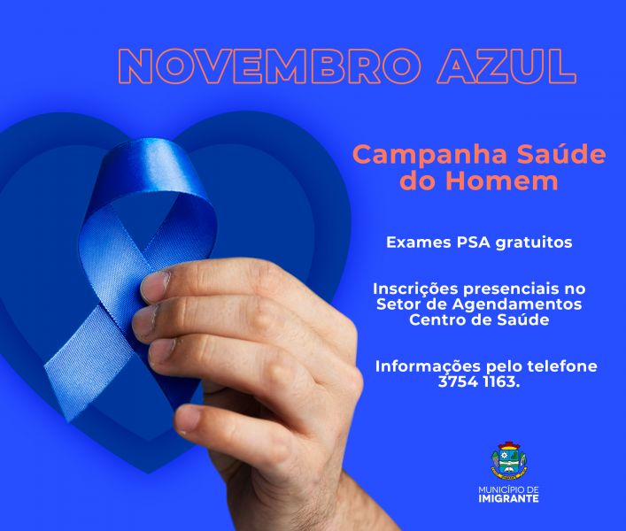 Secretaria da Saúde terá Campanha para o Novembro Azul