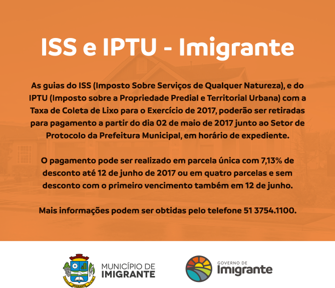Prefeitura estará aberta neste sábado para retirada de IPTU e ISS
