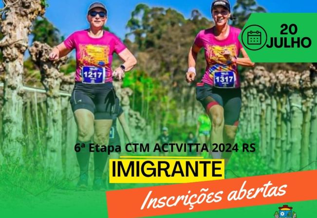 6° Etapa Trilhas e Montanhas Actvitta 2024 será realizada em Imigrante