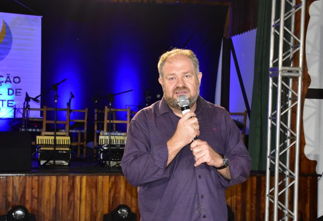 Prefeito Germano Stevens cita investimentos na área cultural de Imigrante