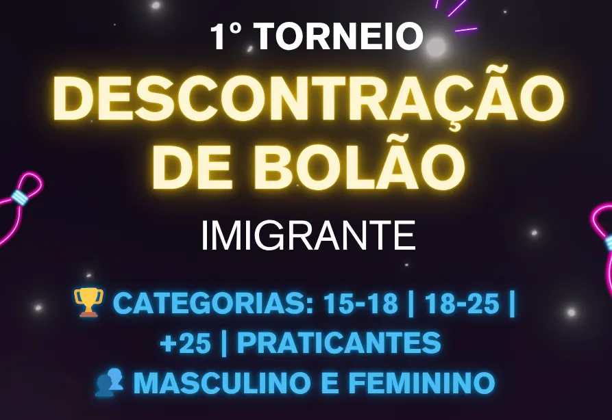 Imigrante promove o 1º Torneio Descontração de Bolão