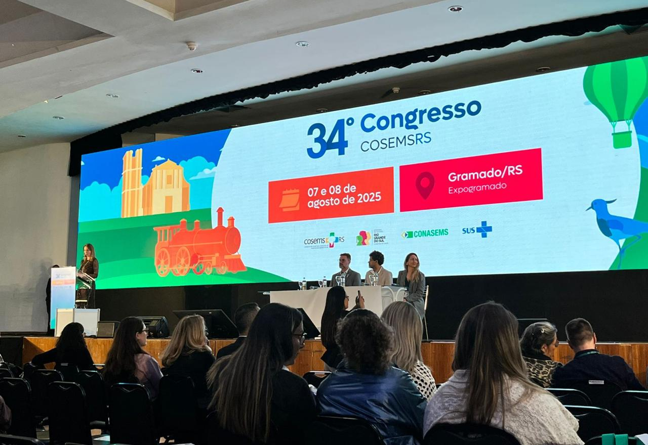 Secretária de Saúde de Imigrante debate impactos das mudanças climáticas em congresso estadual