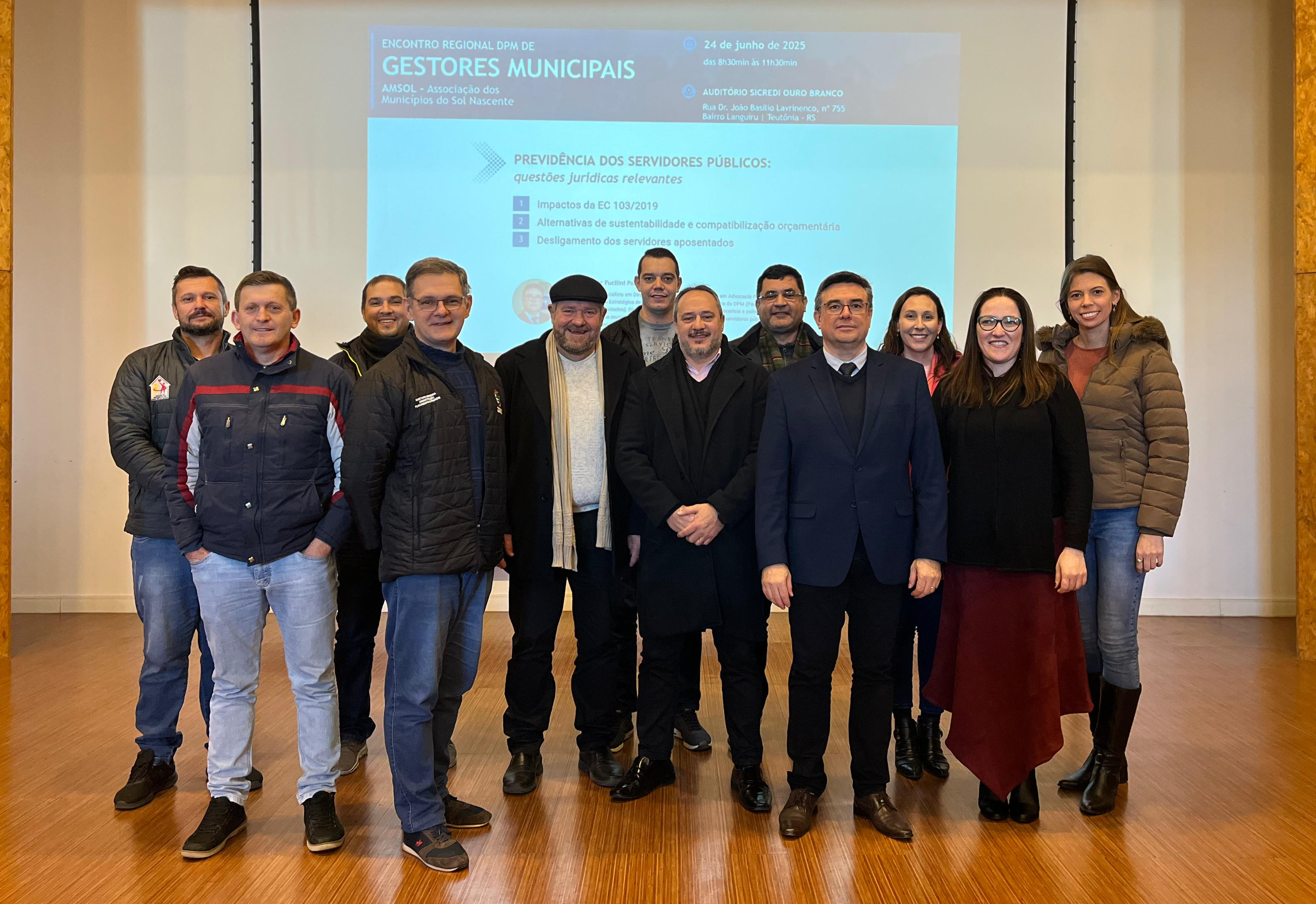 Gestores e servidores de Imigrante participam de encontro sobre Previdência dos Servidores Públicos