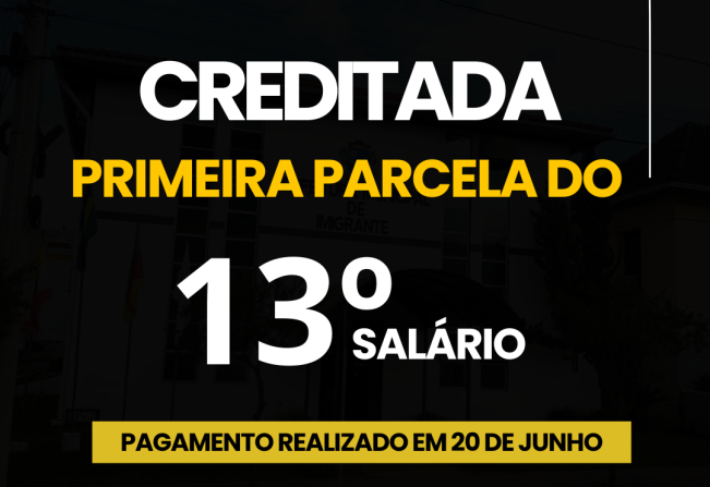 Servidores recebem primeira parcela do décimo terceiro
