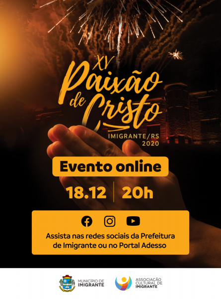 XV Paixão de Cristo terá transmissão online